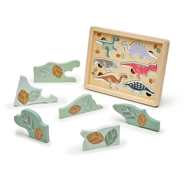 Dolda Dinosaurier Barnpussel