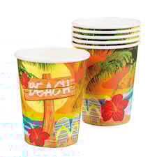 Pappersmugg Hawaii Strand 6-pack