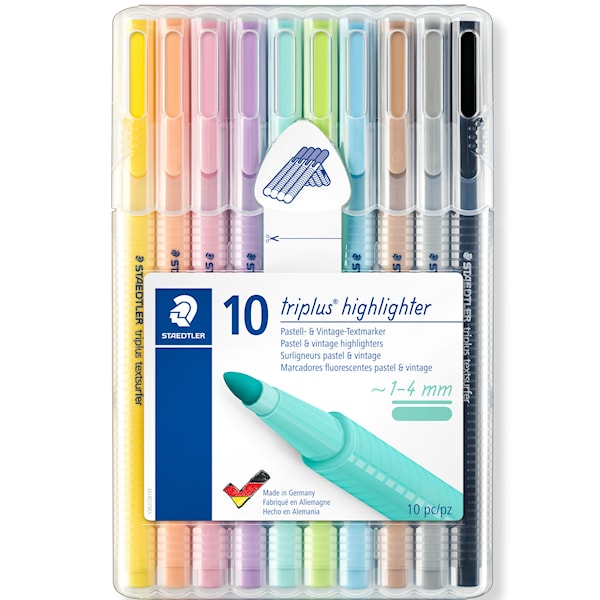 Markeringspenner Triplus® textsurfer® 10-pack Pastell Staedtler