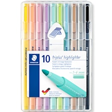 Markeringspenner Triplus® textsurfer® 10-pack Pastell Staedtler