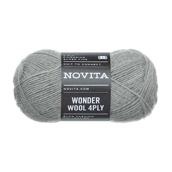 Wonder Wool 4PLY 50g Tåke 075 Novita