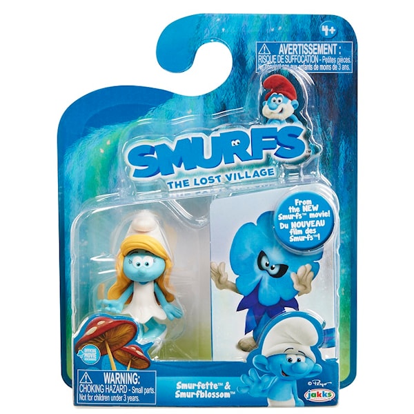 Smurfette and Smurfblossom 2- Pack Jakks Pacific Smurfarna Smurfette and Smurfblossom 2- Pack Jakks Pacific Smurfarna
