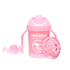 Twistshake Mini Cup 230ml 4+m, Pastel Pink