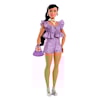 Barbie Deluxe Style Purple Shorts -muotinukke