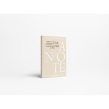 Notebook Just a Note Beige Printworks