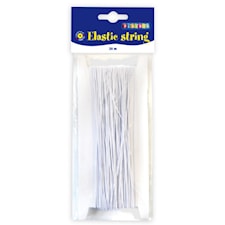 Elastisk Tråd Vit 1 mm Playbox