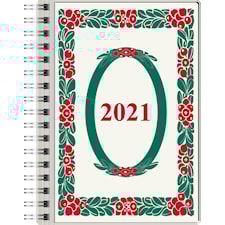 Almanacksförlaget Kalender 2021 Veckokalender A6 Lingon