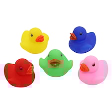 Badleksaker, Regnbågsankor, 5-pack