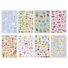 Megaset Klistermärken Enhörning 500 st Playbox