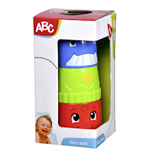 Hink med Stapelmuggar ABC