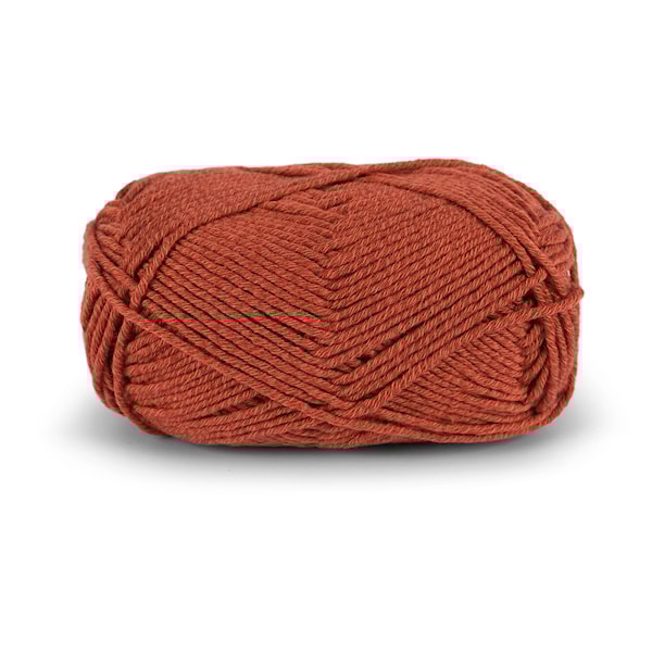Dale Garn Lerke Pluss Ull Bomull Mix 50 g Terrakotta 8116