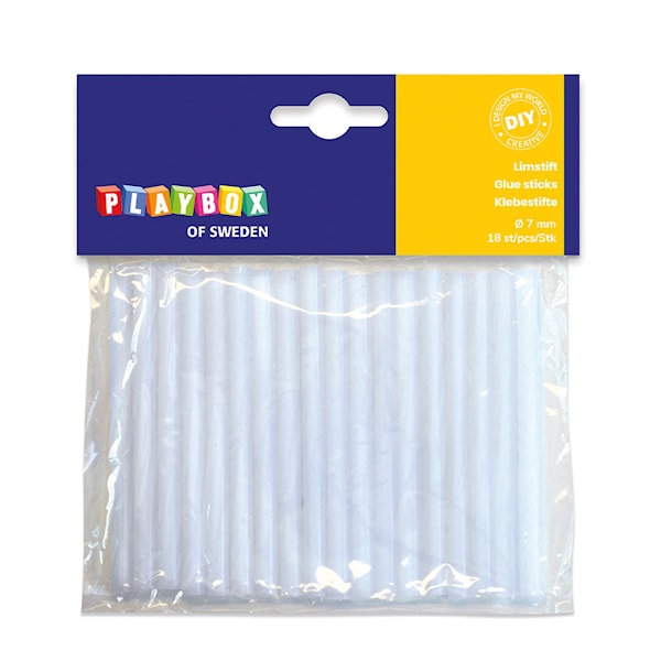 Limstift &Oslash; 7 mm 18-p, Playbox