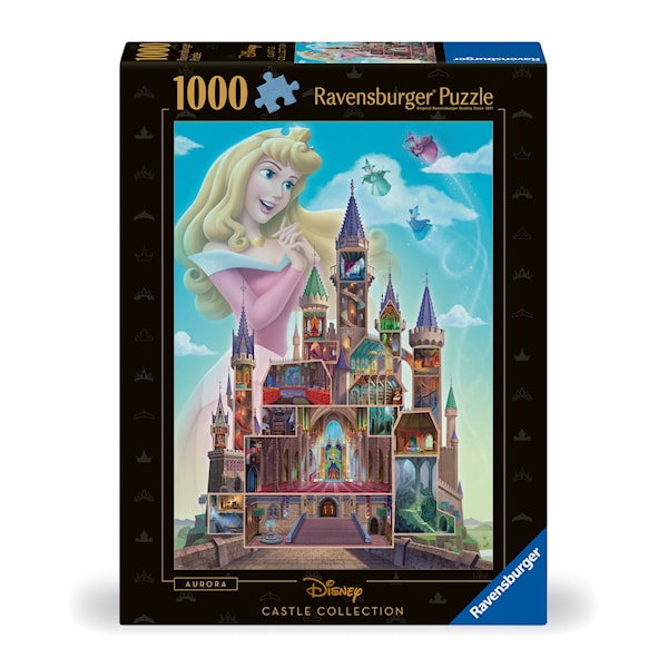 Disney slott Tornerose Puslespill 1000 brikker, Ravensburger