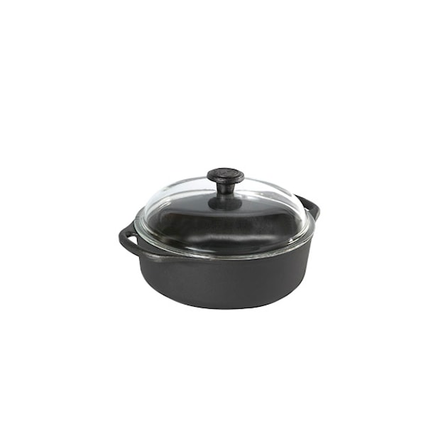 Skeppshult Gryta Rund Med Glaslock 3.0 L Gjutjärn - kastruller & grytor Skeppshult Gryta Rund Med Glaslock 3.0 L Gjutjärn - kastruller & grytor