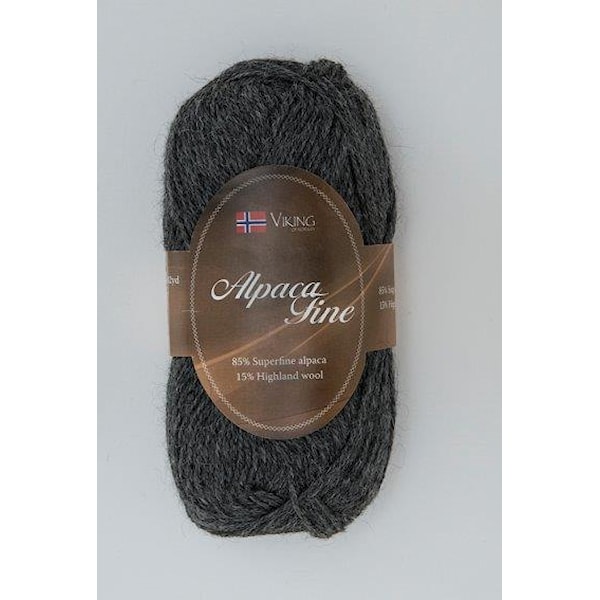 Viking of Norway Alpaca Fine 50 gr Grå 615