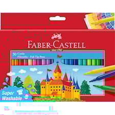 Fibertusjer Barn 50 pakning Faber-Castell