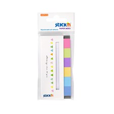 Indexflikar i papp 50x20 mm Pastell Stick'n